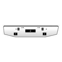 20” Chrome Bumper Freightliner Classic 2004-2007, with Step, Tow and Fog Light Holes thumbnail 5