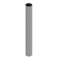 Lincoln Chrome Flat Top Cut Stack 8” OD X 60” Straight  thumbnail 1