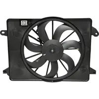 Dual Radiator and Condenser Fan Assembly for Dodge Charger (2009-2023),Dodge Challenger (2009-2023),Chrysler 300 (2009-2023)(single fan) thumbnail 2