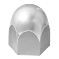 Standard Chrome Steel Push-On Lug Nut Cover For Hino Truck 40.6mm'' (10Pcs) thumbnail 2