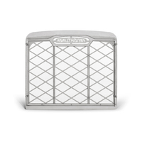 Grille Fits Freightliner Classic & FLD Diamond & Mesh W/ Logo S.Steel  thumbnail 3