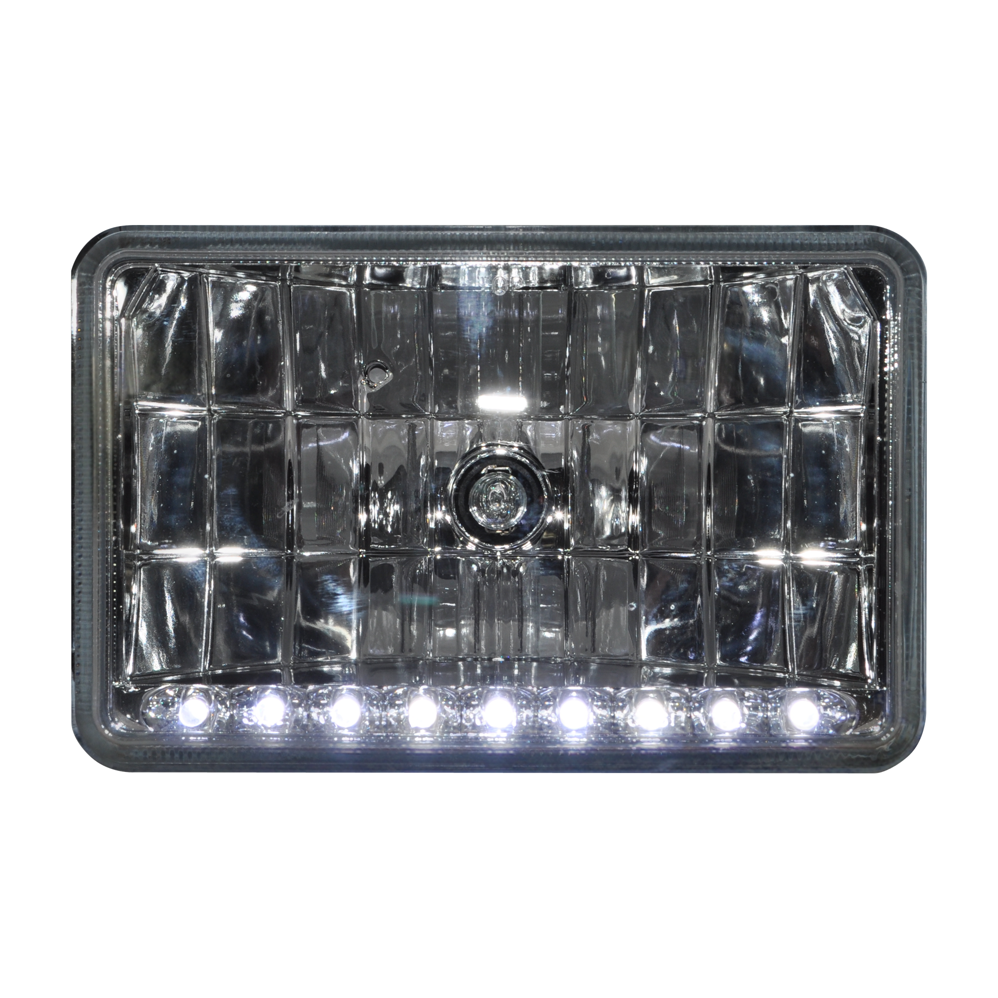 4"x 6" Halogen Headlight with 9 White LEDs — SKU US02-46560L