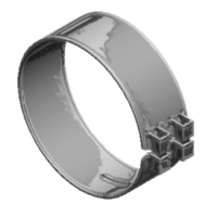 Lincoln Chrome 8” Wide Bracketless Clamp thumbnail 2