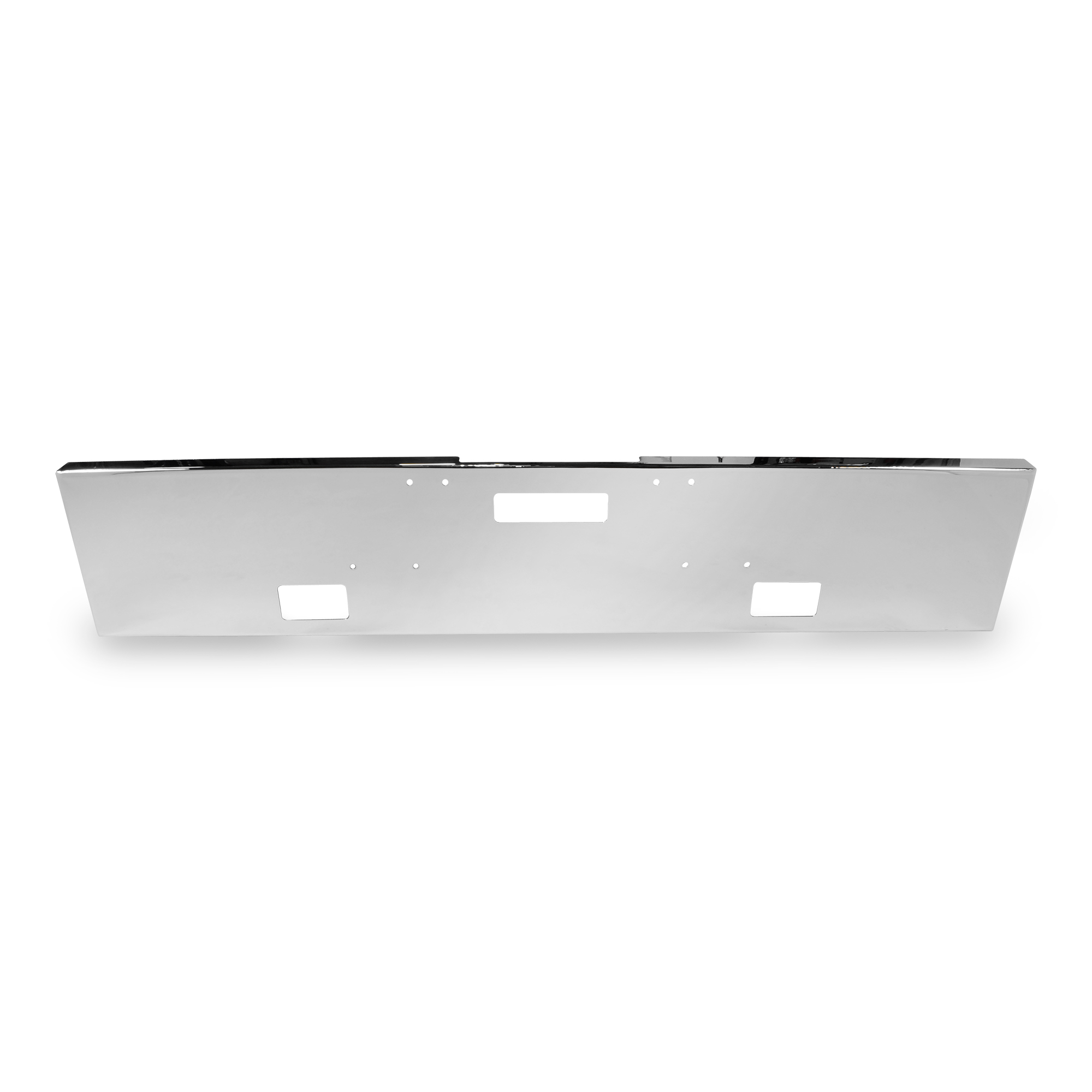 18” Chrome Bumper fits Freightliner Classic 1984-2003 EXCEPT XL Models, with Box End, Tow Holes and Fog Light Holes — SKU US20-209BX18
