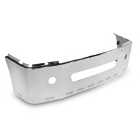 22” Chrome Bumper Freightliner Century 1996-2004, with Tow, Round Fog and 11 Hidden Light Holes thumbnail 3