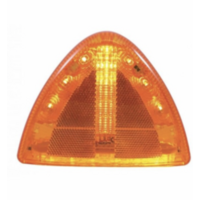 30 LED Low Profile Turn Signal Light For 1987-2007 Peterbilt 379/378/357 - Amber LED/Amber Lens  thumbnail 3