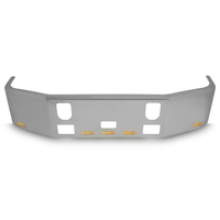 18” Chrome Bumper (Mack CH 1993-2001) W/  Set Back Axle, Step, Tow, Fog Holes & 8 Hidden Light Holes thumbnail 1