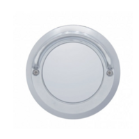 2'' Chrome Plastic Mirror Light Bezel With Visor  thumbnail 2