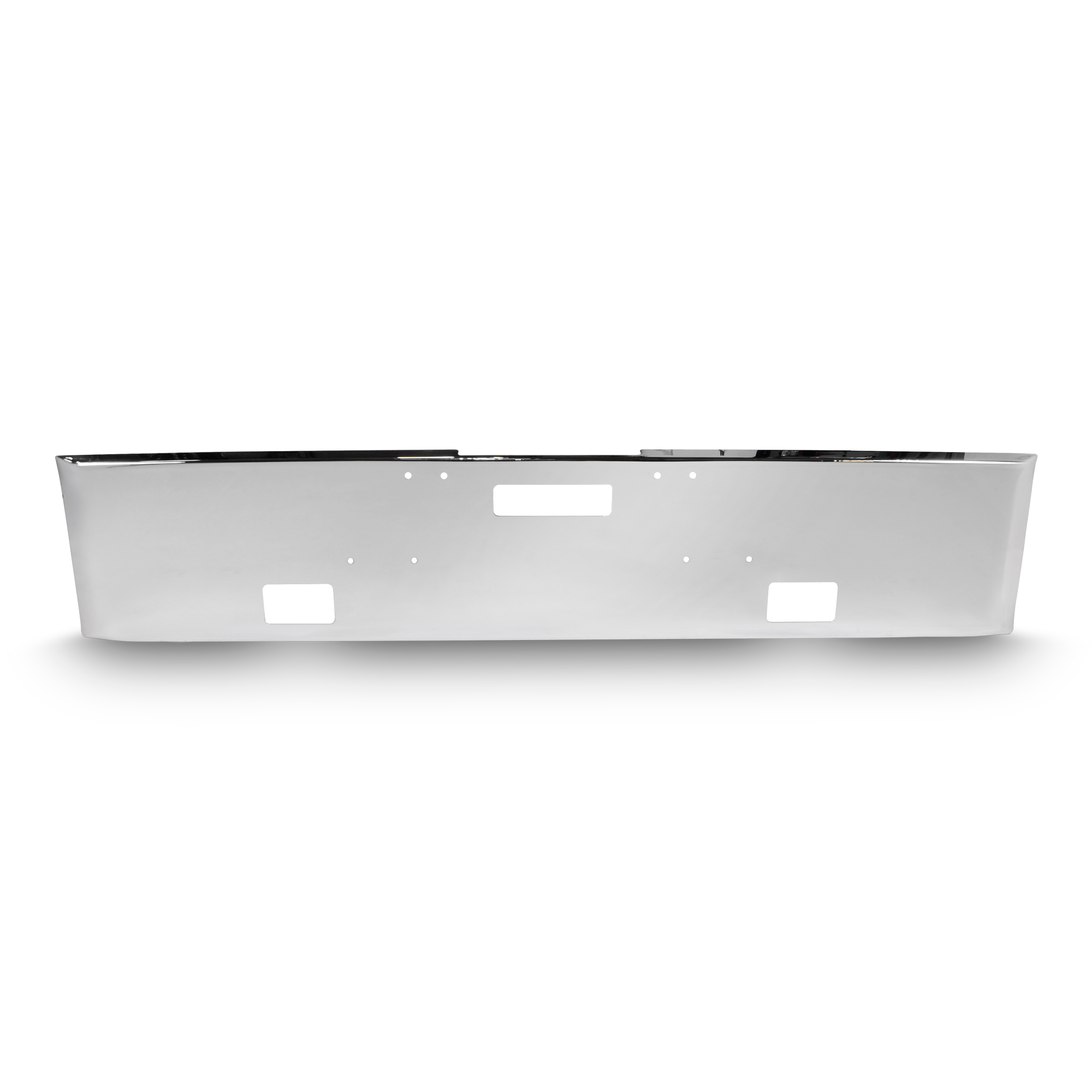 20” Chrome Bumper fits Freightliner Classic 1984-2003, Texas Square, with Tow and Fog Light Holes — SKU US20-209K20