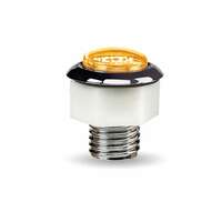 Trux 3/4″ Clear Amber Marker Round Reflector LED Light – 1 Diodes thumbnail 3