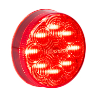 2 1/2" Round Red/Red Clearance Marker Maxxima thumbnail 4