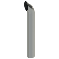 Lincoln Chrome West Coast Curve Cut 7” OD X 60” Straight (No End Finish) thumbnail 1