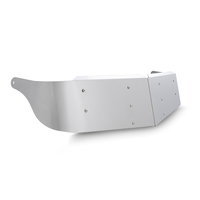  10" to 12" V Style Stainless Steel Visor for Mack RD/R600/R700  thumbnail 2