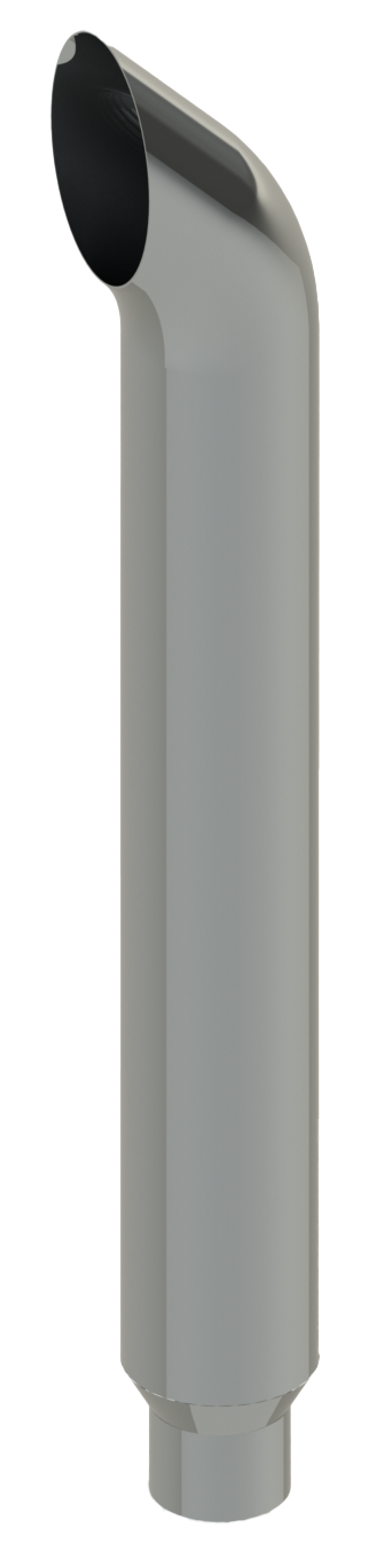 Lincoln Chrome West Coast Curve Cut 7” OD X 60” Reduced To 5” — SKU 607B-060-1103