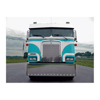Grille Fits Kenworth K100 W/Key Hole  thumbnail 2
