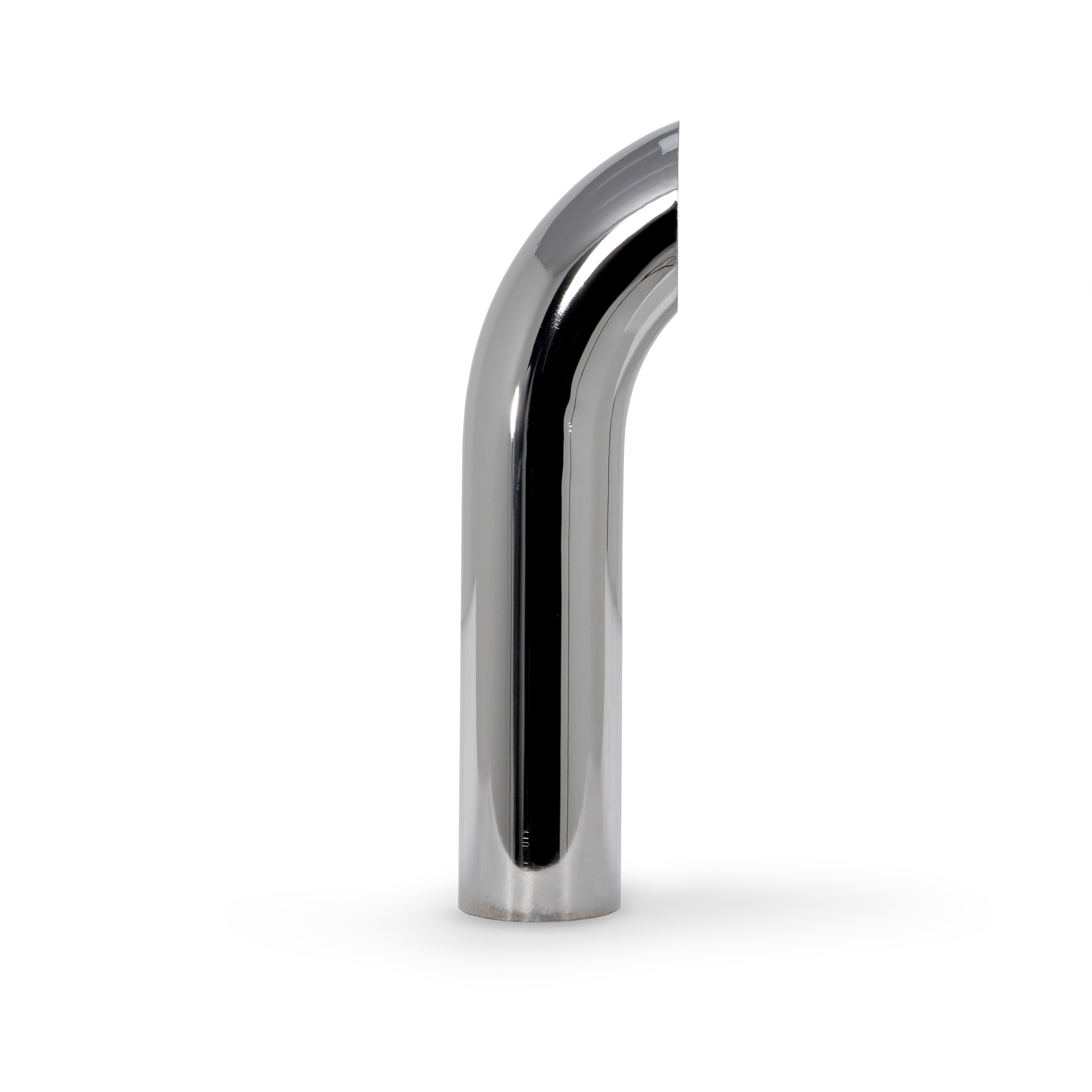 5" x 24" Curved Exhaust Tip with OD Bottom Chrome — SKU US41-54124