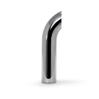 5" x 24" Curved Exhaust Tip with OD Bottom Chrome thumbnail 1