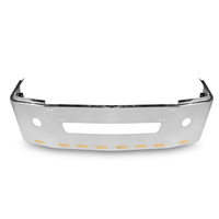 22” Chrome Bumper Freightliner Century 1996-2004, with Tow, Round Fog and 11 Hidden Light Holes thumbnail 1