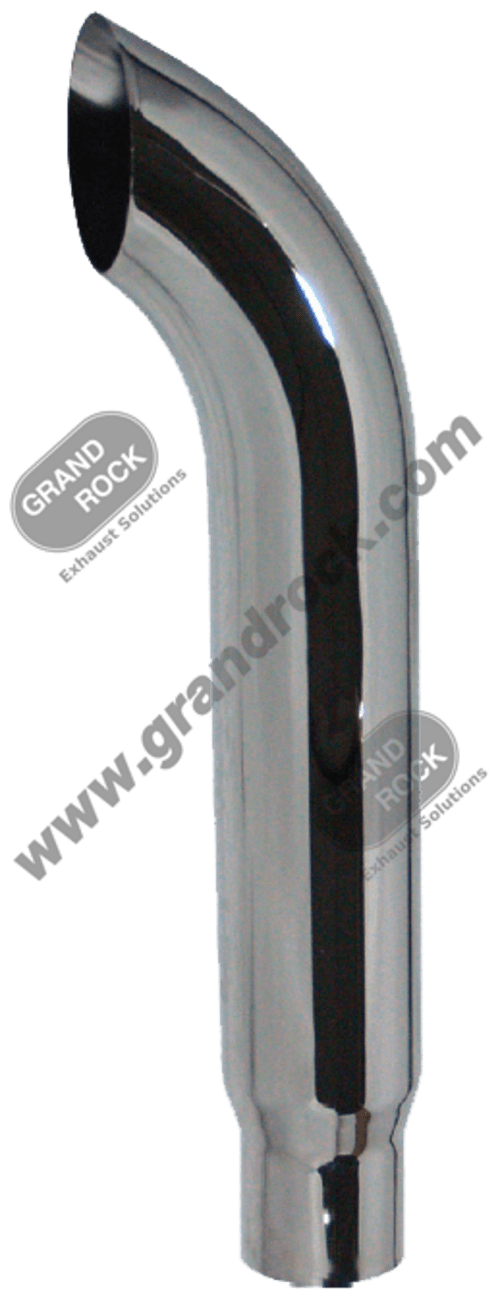 6" X 48" Curve Stack R5" OD Chrome — SKU SK6-48SBC