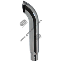 6" X 48" Curve Stack R5" OD Chrome thumbnail 1