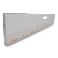 20” Chrome Bumper Freightliner Classic 1984-2003, with Box End Cut, Center Tow and 10 Hidden Light Holes  thumbnail 3