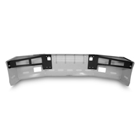 20” Chrome Bumper (Kenworth T800 1986-2003) Aero, W/ Grille Installed, Tow hole, Fog hole & 9 Hidden Light Holes thumbnail 6