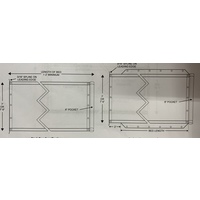 Asphalt Tarp 7'-6' FT  Wide X  18FT Long With 1 FT Flaps  on Each Side  (9'-6" FT Total  Wide), Includes Shock Cords / Bungees Black 18OZ VINYL thumbnail 5