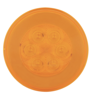 21 LED 4" GLO Turn Signal Light - Amber LED/Amber Lens thumbnail 5