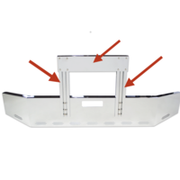 Chrome Support (fits Mack RD 613, 615, 615A) 3 Piece Set 31' X 29.50 thumbnail 7