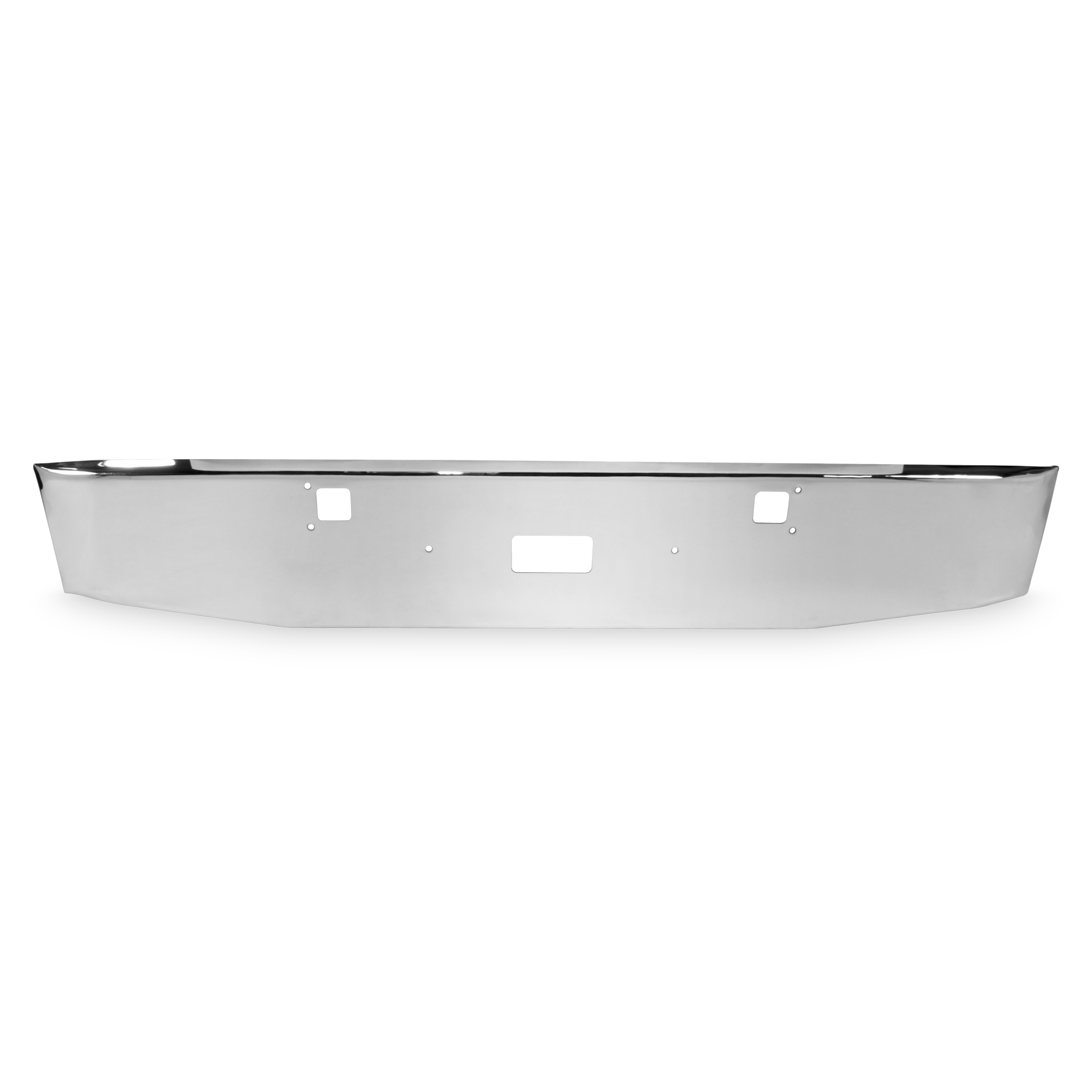 16” Chrome Bumper Kenworth W900L, with Step and Tow Holes — SKU US20-511