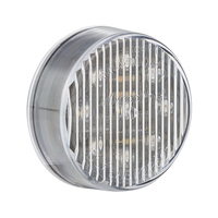 2" Round Red/Clear Clearance Marker Light Maxxima thumbnail 3