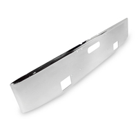 15” Chrome Bumper fits Freightliner Classic 1984-2003 EXCEPT XL Model, Tapered Ends, with Tow and Fog Light Holes thumbnail 3
