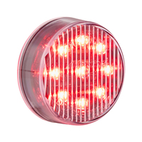 2" Round Red/Clear Clearance Marker Light Maxxima thumbnail 4