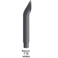Chrome Aussie (Short 30) Top Stack 36”L X 6” Od. Reduced To 5” thumbnail 2