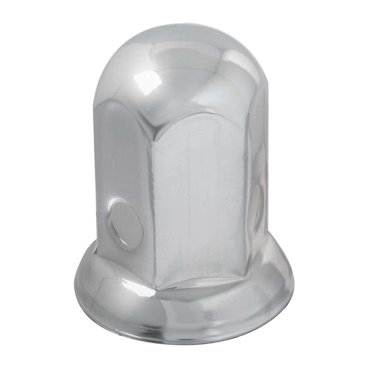  Standard Stainless Steel Push-On Lug Nut Cover w/ Flange 33mm,2" Pack of 10 — SKU 10272SP-GG