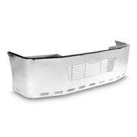 24” Chrome Bumper Freightliner Century 2005-2007 and Columbia 2003-2007, with Grille Horizontal and 11 Hidden Light Holes thumbnail 2