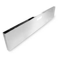 18” Chrome Bumper fits Freightliner Classic 1984-2003, with Box End and Tow Hole thumbnail 3