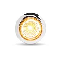 Trux 3/4″ Clear Amber Marker Round Reflector LED Light – 1 Diodes thumbnail 2