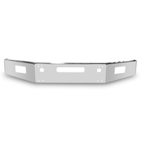 14” Tapered Ends to 10" Chrome Bumper Kenworth T800 2003-1986, with Set Back Axle, Step, Tow and Fog Light Holes thumbnail 1